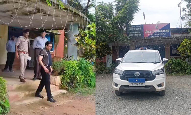 धरमजयगढ़ थाने में अचानक पहुंचे SSP शशिमोहन सिंह, व्यवस्थाओं का लिया जायजा; कार्यप्रणाली से दिखे संतुष्ट 1 IMG 20260831 WA0013