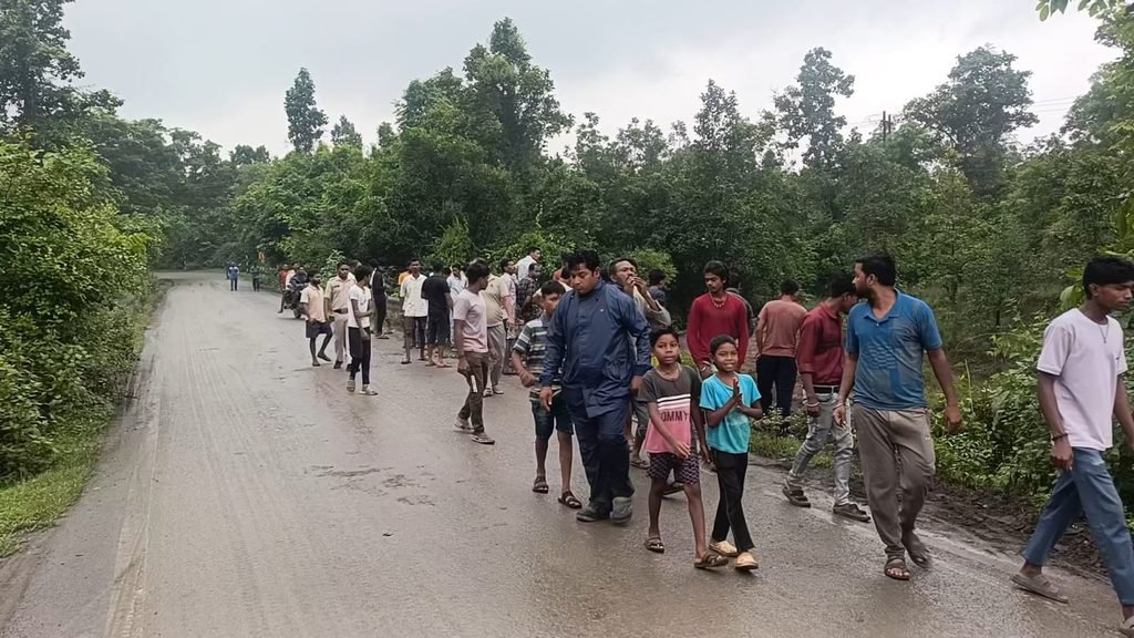 धरमजयगढ़ के सरिया नाला में सडक हादसा, नदी में डूबा पूरा ट्रक, चालक के मौत की आशंका... 3 1003458356